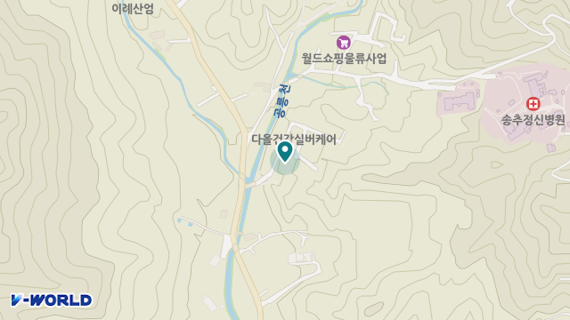 이레실버케어 위치 지도