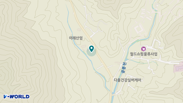은샘요양원 위치 지도