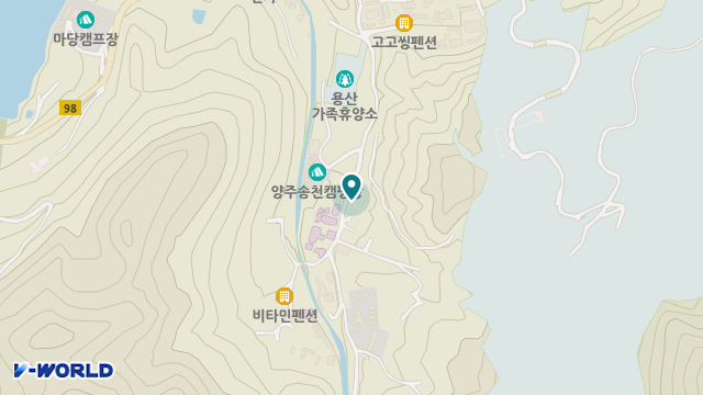 해오름요양원 위치 지도