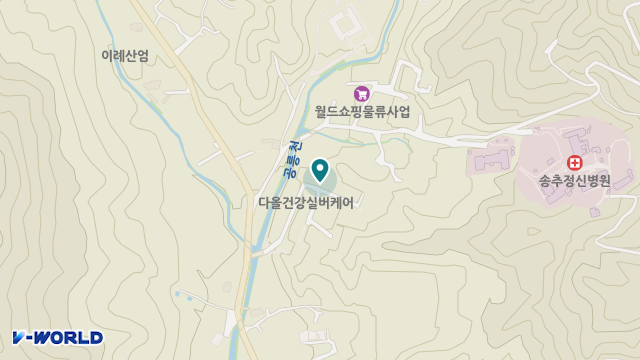 서울스마트효요양원 위치 지도