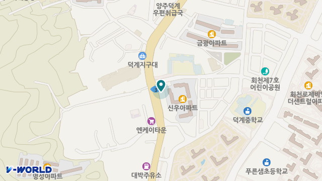 은빛요양원 위치 지도