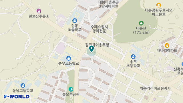 간호전문한결요양원 위치 지도