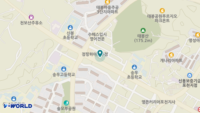 바른나무요양원 위치 지도