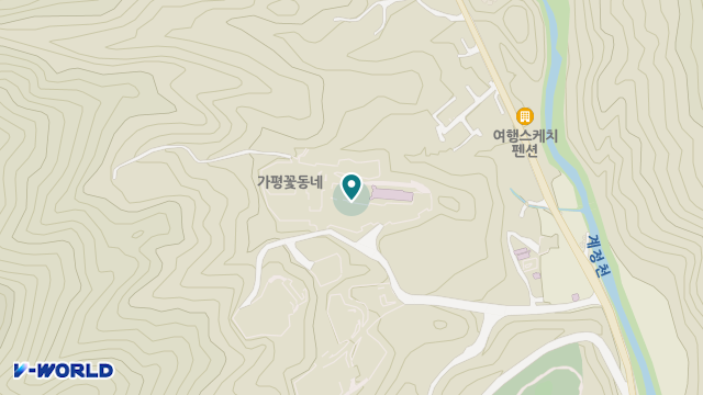 가평꽃동네노인요양시설(평화의집) 위치 지도