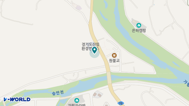 가평효사랑요양원 위치 지도