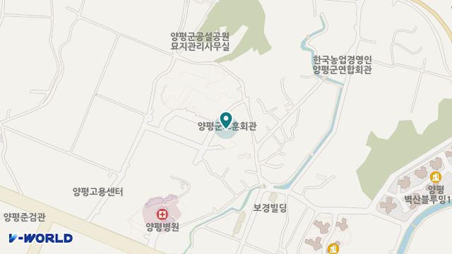 양평군노인요양원 위치 지도