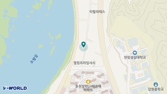 플래티늄 춘천요양원 위치 지도