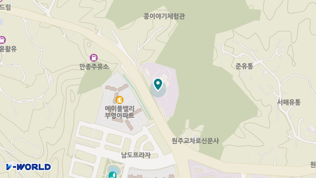 노인요양원 사랑의집 위치 지도
