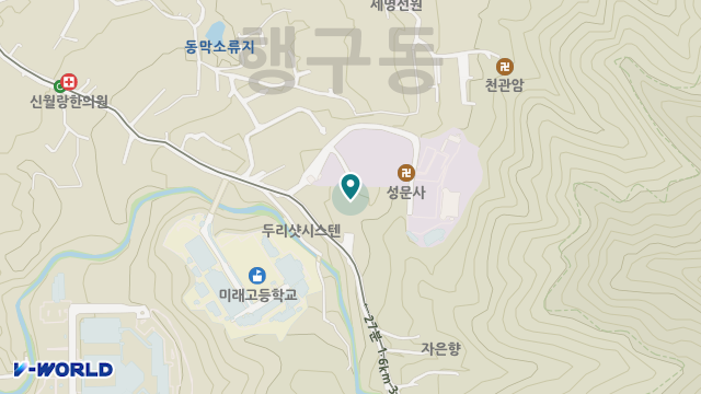 원주성문요양원 위치 지도