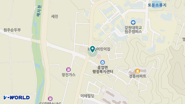 흥업요양원 위치 지도