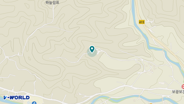강릉노인요양시설 위치 지도