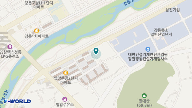 고은손 위치 지도