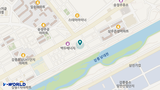 강릉천사요양원 위치 지도