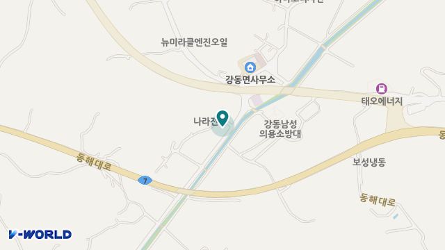 강동요양원 위치 지도