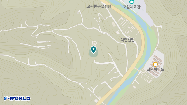 태백시실버요양원 위치 지도
