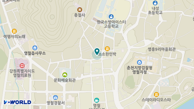 노인요양시설 하늘정원 위치 지도