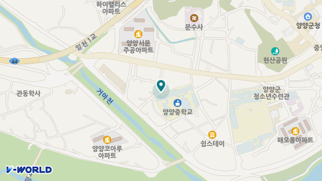 현산소규모요양원 위치 지도