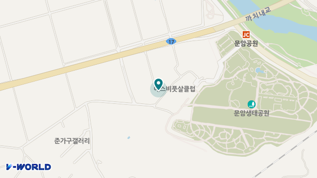 청주흥덕노인통합지원센터 위치 지도