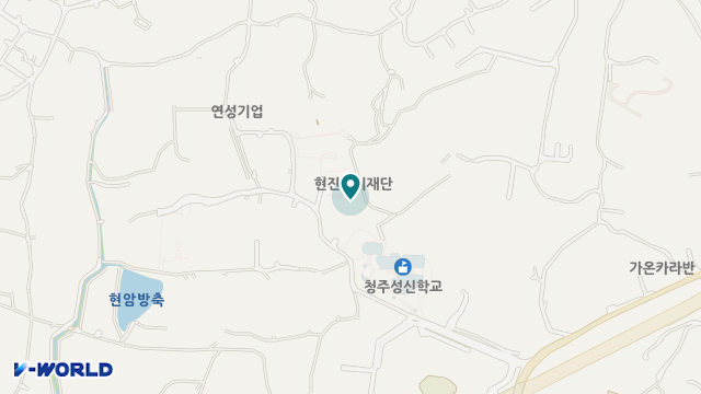 서청주노인요양원 위치 지도