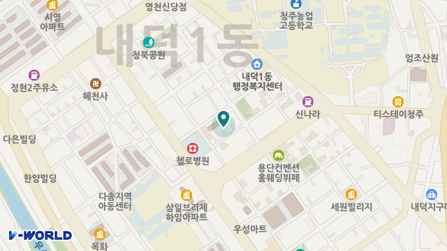 내덕늘푸른요양원 위치 지도