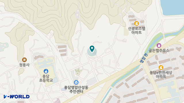 명암노인요양원 위치 지도