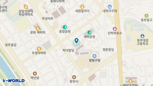 충청노인요양원 위치 지도