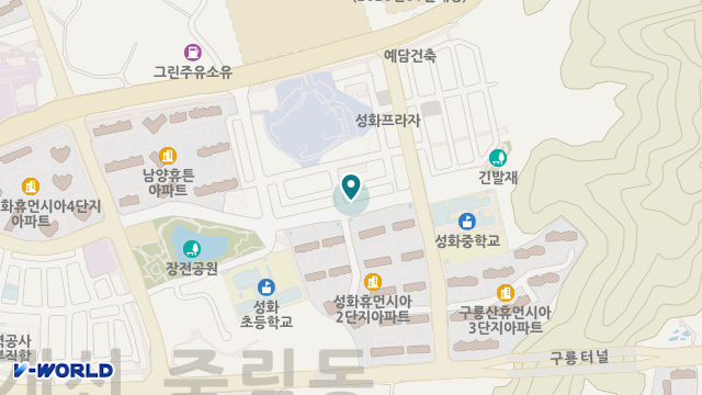 새늘청주요양원 위치 지도