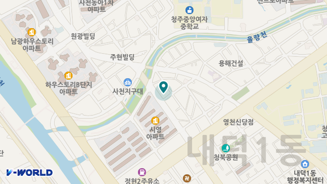 상빈 효요양원 위치 지도