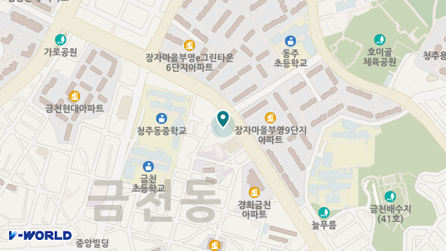정다운요양원 위치 지도