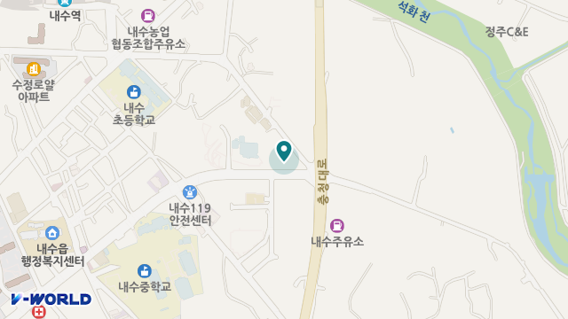 내수요양원 위치 지도