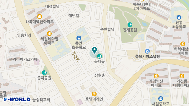 서부플래티늄요양원 위치 지도
