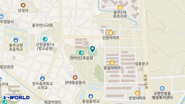 충주요양원 위치 지도
