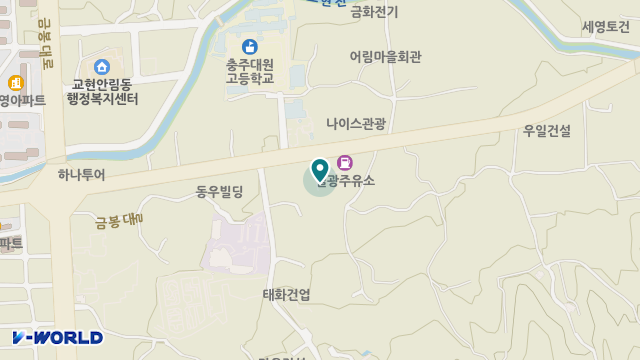 안림요양원 위치 지도