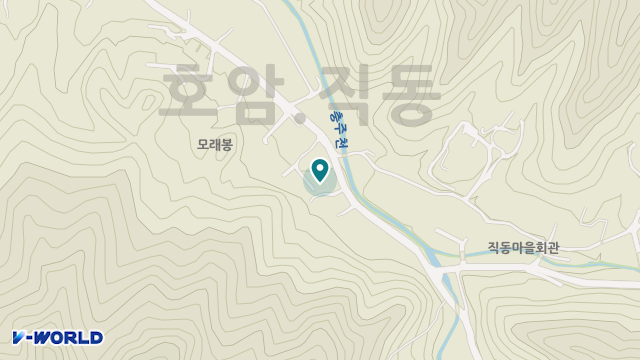 직동실버홈 위치 지도