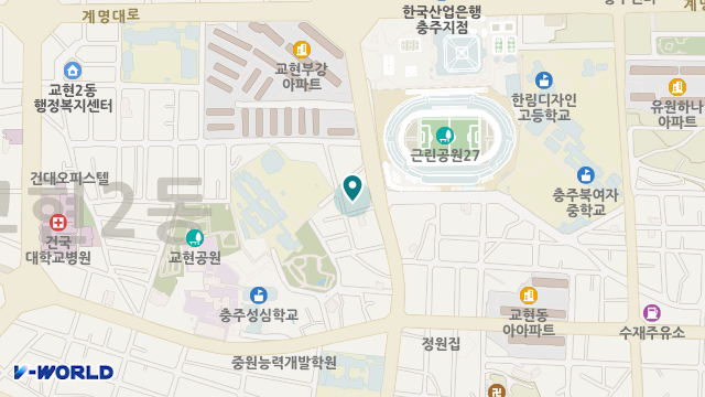 빌리지포유충주요양원 위치 지도
