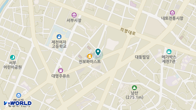 서울노인요양원 위치 지도