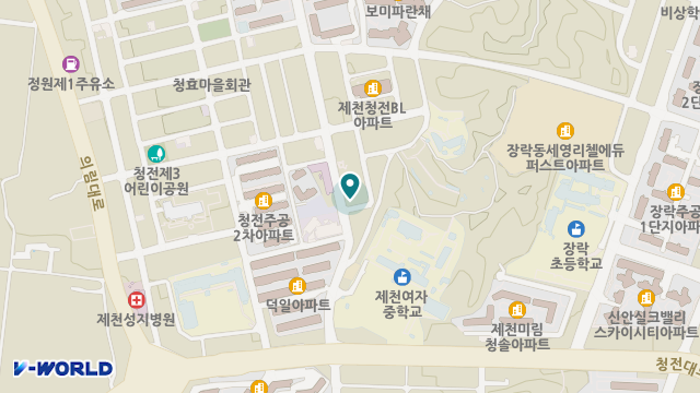 제천요양원 위치 지도