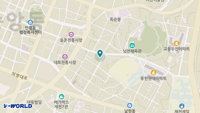 빌리지포유제천요양원 위치 지도