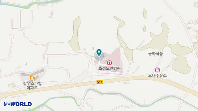 초정노인요양원 위치 지도