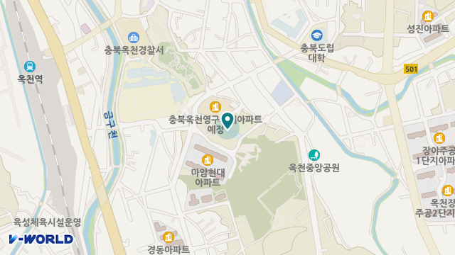 한길힐스요양원 위치 지도