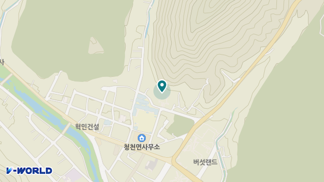 충북실버요양원 위치 지도