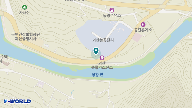 괴산군립치매전담요양원 위치 지도