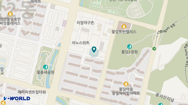 너싱홈 천안 간호천사 위치 지도