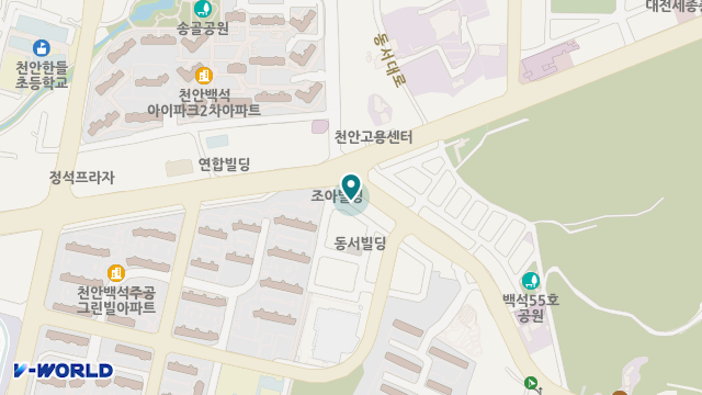 백석요양원 위치 지도