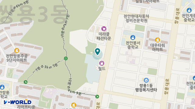 천안힐링요양원 위치 지도