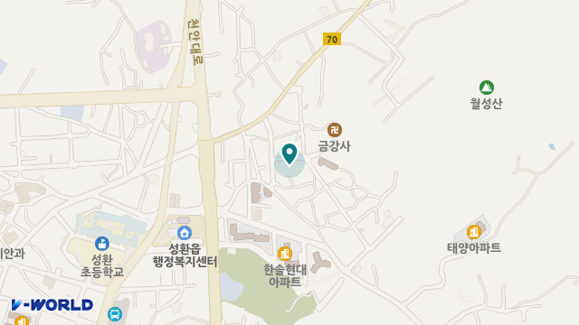 성환 노인요양공동생활가정 위치 지도