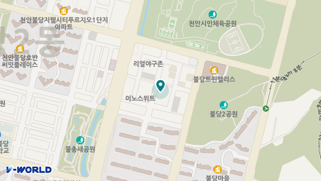 천안행복한요양원 위치 지도