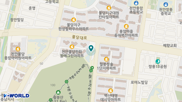 크라운재활요양원 위치 지도