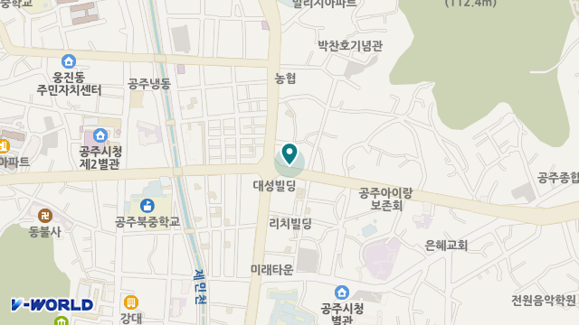 공주한가람요양원 위치 지도