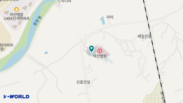 아산전문요양원 위치 지도